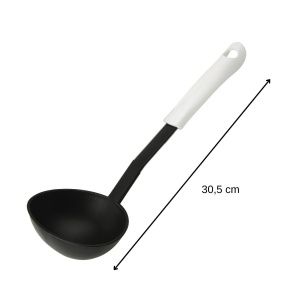 Polonic Fackelmann 30 cm Arcadalina, polonic cu maner practic, polonic cu parte functionala din nailon pentru oale si tigai acoperite - poate fi spalat in masina de spalat vase, cantitate: 1 bucata - Img 3