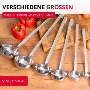 Polonic inox Westmark Schopfkelle Pro 200 ml O 9 cm argintiu - Img 6