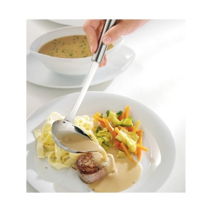 Polonic pentru sosuri Silit Classic Line 28 cm inox maner ergonomic spalat la masina - Img 3