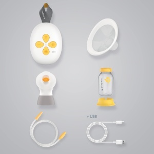 Pompa de san electrica Medela Solo, USB, 150 ml, PersonalFit Flex - Img 7