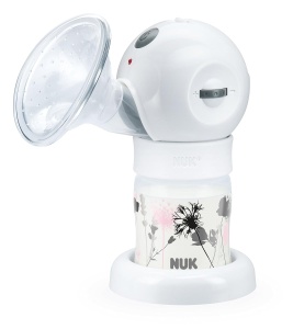 Pompa de san electrica NUK Luna, 2 faze, silicon moale, alimentare duala