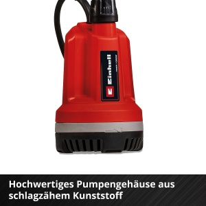 Pompa submersibila cu acumulator GE-PP 18 RB Li-Solo Power X-Change 18 V presiune de refulare max 2 bari max 3000 Lh cutie de baterii flexibila fara b - Img 8