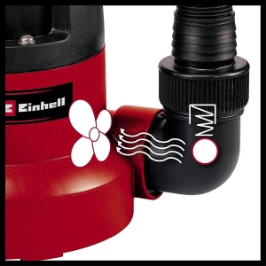Pompa submersibila Einhell GC-SP 3580 LL (350 W, 8.000 litri pe ora, aspiratie superficiala de pana la 1 mm, pornire a pompei de la 8 mm, supapa de retinere integrata) - Img 5