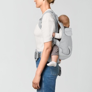 Port-Bebe CYBEX LAYA, autoajustabil, 3-15 kg, culoare Fog Grey - Img 6