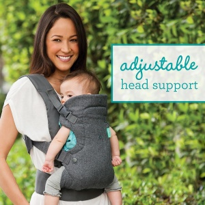 Portbebe Ergonomic Infantino Flip Advanced 4-in-1, 3,6-14,5 kg, Gri - Img 4