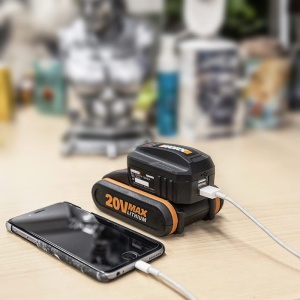 Powerbank Worx WA4009, 20V, USB, Usor si Portabil - Img 2