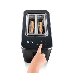 Prajitor de paine digital Cloer 3930 pentru 2 felii functie tactila 750-900 W afisare timp ramas functie de dezghetare functie de reincalzire atasamen - Img 6