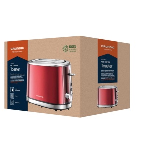 Prajitor de paine Grundig TA 6330 Red Sense 18 centimetri l x 32 centimetri l x 20 centimetri h - Img 7