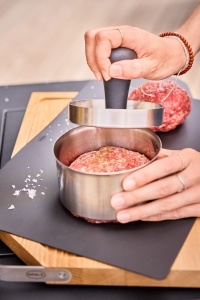 Presa pentru burgeri ROSLE PRO, inox 1810, diametru 11 cm, usor de curatat - Img 3