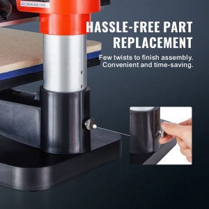 Presa termica multifunctionala VEVOR 8-in-1 930W 360deg rotatie pentru haine cesti si accesorii personalizate - Img 6