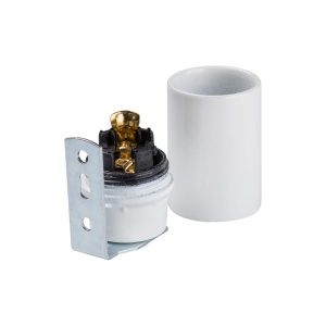 Priza de perete Legrand E14, Fitting alb, instalare usoara - Img 3