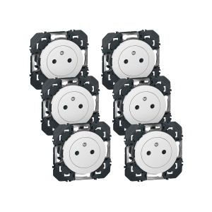 Priza electrica Legrand Dooxie Surface 16A alb cu protectie pentru copii