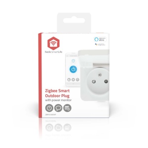 Priza inteligenta Nedis SmartLife Zigbee 3.0 IP44 3680 W alba - Img 2
