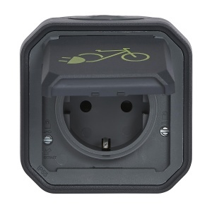 Priza Legrand Plexo 069784L IP44IP55 250V 16A Anthracit cu capac rabatabil - Img 3