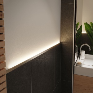 Profil LED Paulmann 78404, 1m, Alu eloxat, IP44, cu difuzor - Img 8