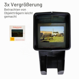 Proiector diapozitive KODAK cu iluminare LED, 3x marire, functionare pe baterii - Img 2