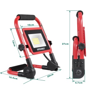 Proiector LED HYCHIKA 30W 3500LM Alb Rece IP65 Cablu 2m - Img 2
