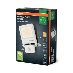 Proiector LED Osram ENDURA FLOOD 30W cu Sensibilitate IR, Alb - Img 2