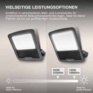 Proiector LED Osram ENDURA FLOOD PC 100W, 12000 Lumen, IP65, Aluminium Recyclet - Img 3