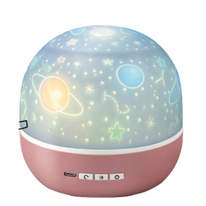 Proiector LED pentru copii Beper Kinder, lumina rotativa, 6 moduri, USB inclus