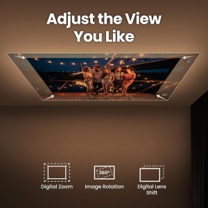 Proiector portabil BenQ GV50 1080p, 500 ANSI Lumen, Bluetooth 18W - Img 3