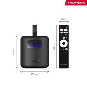 Proiector portabil Thomson Vega PG35B Full HD cu Google TV si acumulator - Img 2