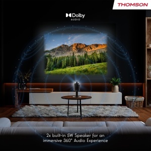Proiector portabil Thomson Vega PG35B Full HD cu Google TV si acumulator - Img 12