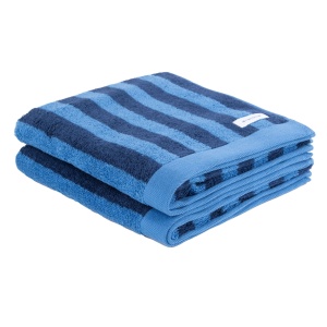 Prosoape de baie TOM TAILOR 2er Set 50x100 cm 100 bumbac, albastru
