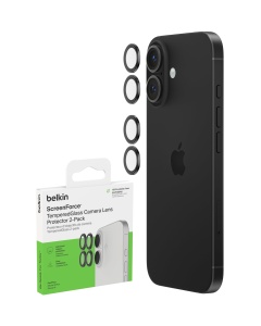 Protectie lente camera Belkin ScreenForce TemperedGlass pentru iPhone 171616 Plus, 2 buc