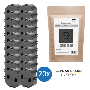 Protectie prize reer reutilizabila neagra set 20 bucati - Img 2