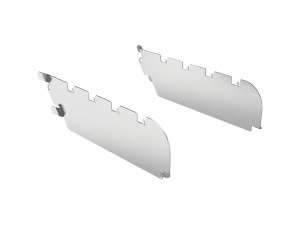 Protectie vant ROSLE VIDERO din inox, suport pentru 4 gratare, argintie