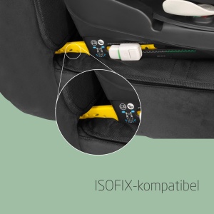 Protectii pentru scaunele spate Maxi-Cosi, accesorii pentru scaunele auto cu fata la directia de mers si spate, protejeaza tapiteria din piele si tesatura, antiderapant, instalare rapida, dimensiuni mari, compatibil ISOFIX, negru - Img 6