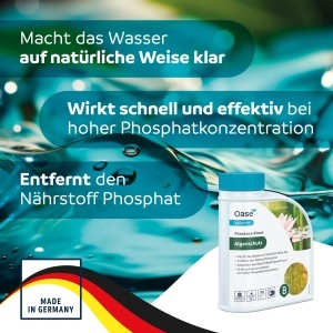 Protector Algicid OASE AquaActiv PhosLess Direct 650 g - Reducere Phosphat, Prevenire Alge - Img 2