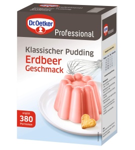 Pudding cu gust de capsuni Dr. Oetker 2.5 kg - Pudra de desert de inalta calitate