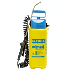 Pulverizator GLORIA prima 5 Comfort, 5L, cu furtun spiral si conexiune pentru compresor