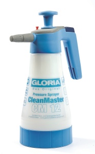 Pulverizator sub presiune Gloria CleanMaster cm 12 Capacitate 125 L Pulverizatoare pentru acizi alcalii detergenti si detergenti sanitari cu PH 2-12 I