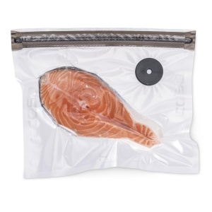 Pungi de vidat reutilizabile CASO Vacu ZIP-Bags 26x23 cm, BPA Free, set 20 buc - Img 3