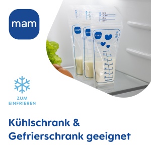 Pungi pentru colectare lapte matern MAM, 180 ml, 100 bucati, BPA- si BPS-free - Img 5