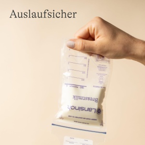 Pungi pentru stocare lapte matern Lansinoh, 25 bucati, sterilizate, cu sistem de inchidere securizat - Img 3