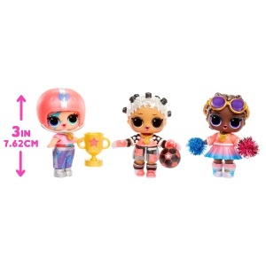 Pupa de colectie L.O.L. Surprise All-Star Sports - 1 figura, 12 modele de colectie, roz - Img 6