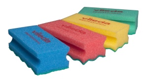 PurActive Nagelschutz burete de curatare verde 6 x 14 cm pentru suprafete sensibile - Img 3