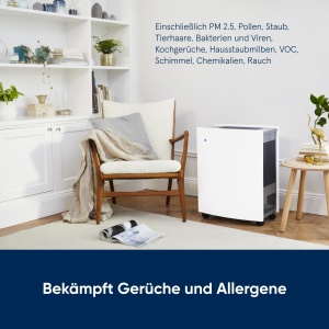 Purificator aer Blueair Classic 205, 52 mp, filtru HEPA, alb - Img 3