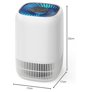 Purificator de aer AROVE cu filtru HEPA H13, 5W, alb, silentios - Img 8