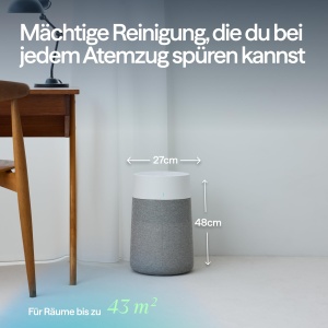 Purificator de aer Blueair Blue Pure 511i Max, HEPASilent, pentru spatii de pana la 43 m - Img 3