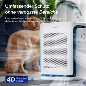 Purificator de aer LEVOIT pentru persoane care sufera de alergii cu modul animal CADR 416m3h pana la 87m2 Apartament pentru camera de fumat senzor dub - Img 3