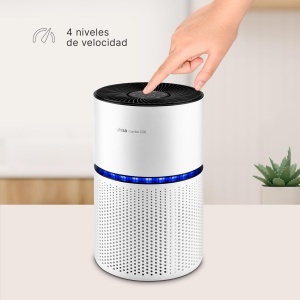 Purificator de aer Ufesa Comfort Air 2200 cu filtru HEPA cu 3 straturi si o rata de purificare a aerului CADR de 220 m3/h, acoperire <=90 m2, 4 viteze, silentios <=55 dB, cronometru 5-24 ore, alb. - Img 4