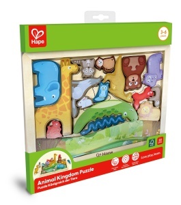 Puzzle educativ Tierreich cu 16 animale design prietenos pentru copii - Img 9