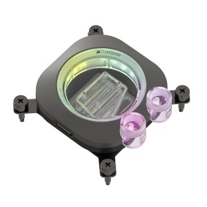 Racitor CPU CORSAIR iCUE LINK XC7 RGB Elite, Stealth-Grau, 24 LED-uri RGB