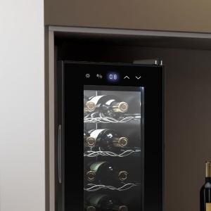 Racitor de vinuri Cecotec Bolero Grandsommelier 830, 8 sticle, control tactil, LED - Img 5
