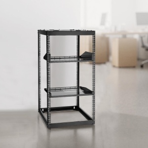 Rack Server VEVOR SPT-504-20A, 20U, 585 mm, cu 4 Posturi, pentru IT si AV - Img 8